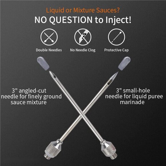 Turkey Meat Injector, Plastic Marinade super sleek - Picture 2 of 6